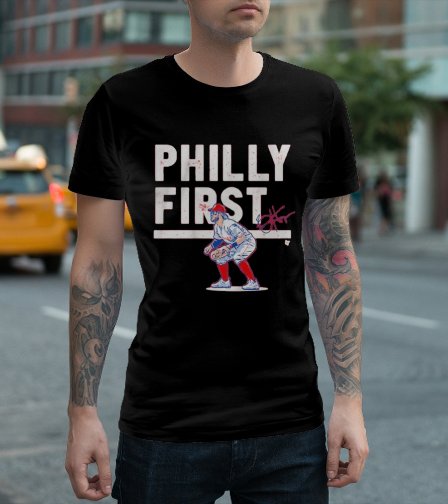 Bryce Harper Philly First Baseball Player T-Shirt