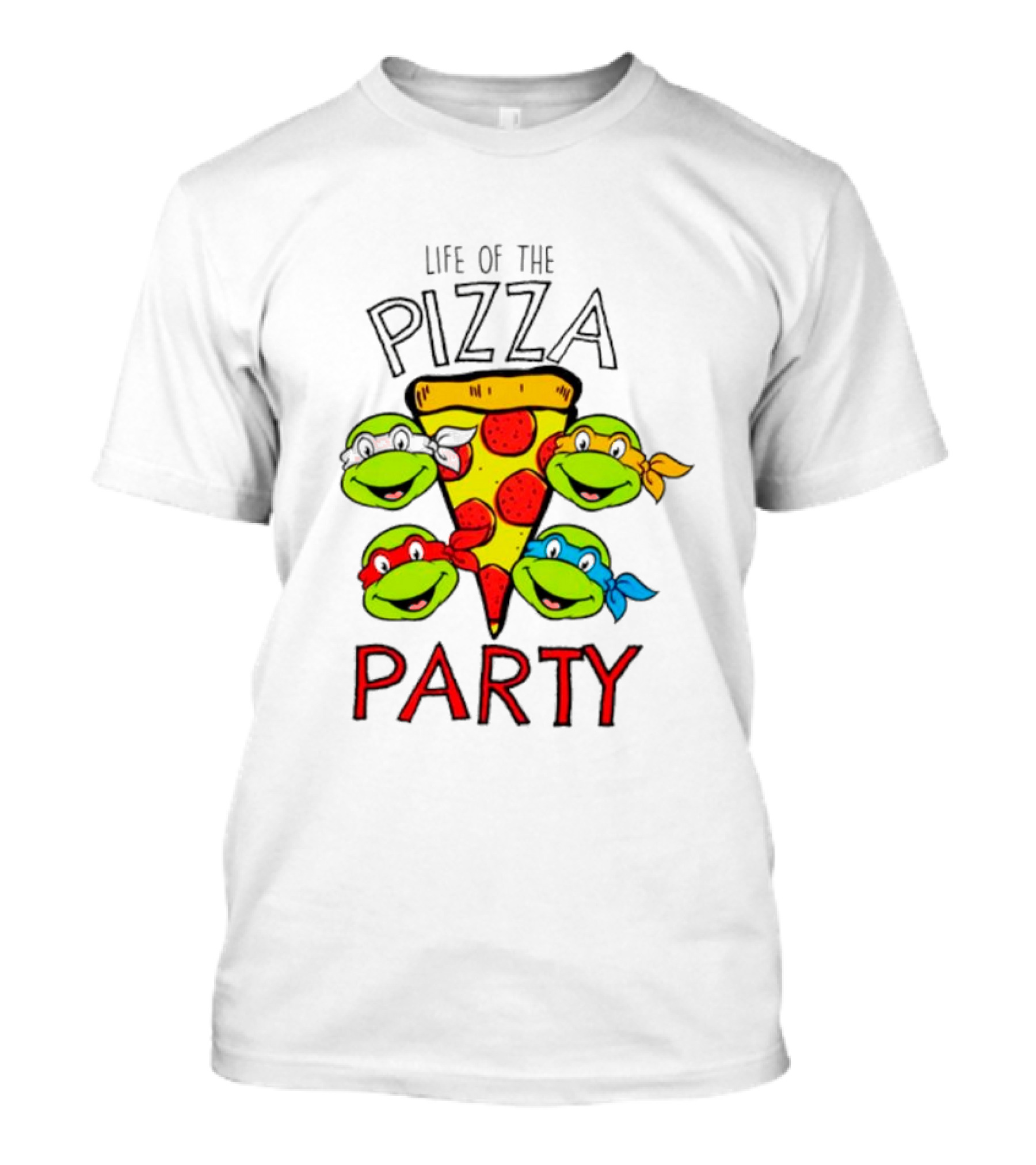 Teenage Mutant Ninja Turtles Life Of The Pizza Party T-Shirt