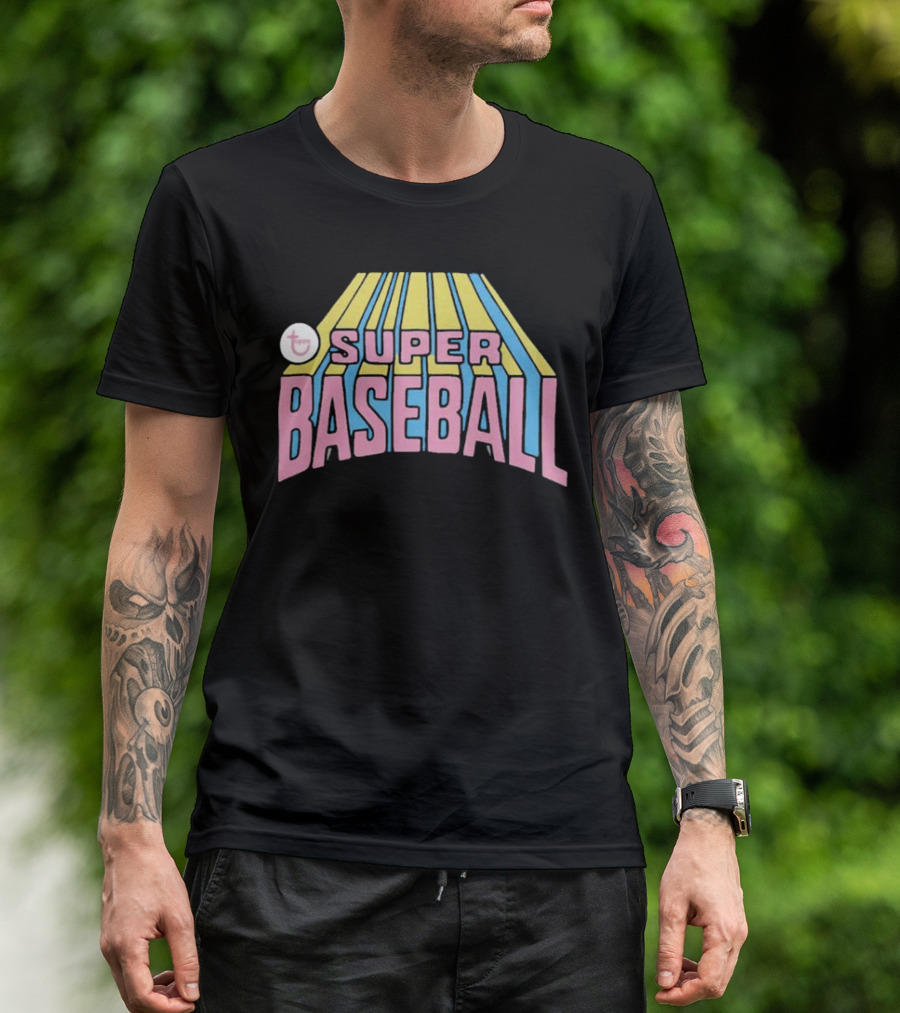 Topps Vintage Super Baseball Retro Graphics T-Shirt