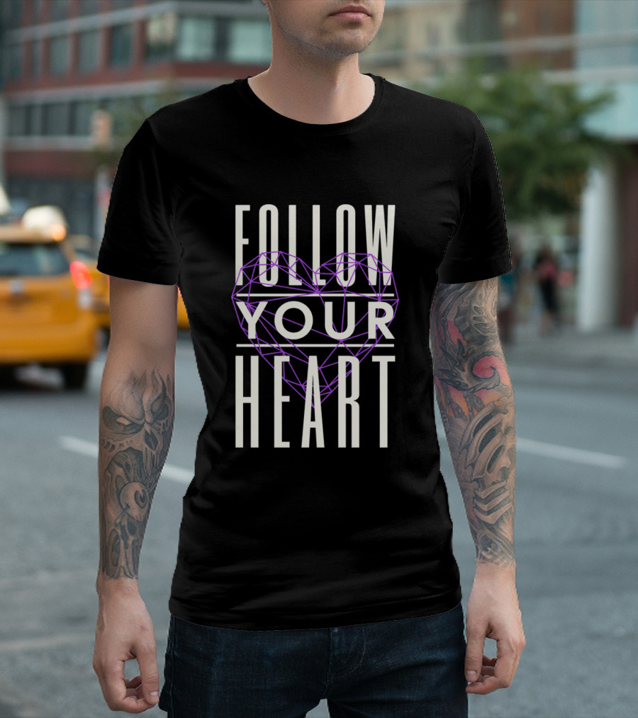 Follow Your Heart Geometric T-Shirt