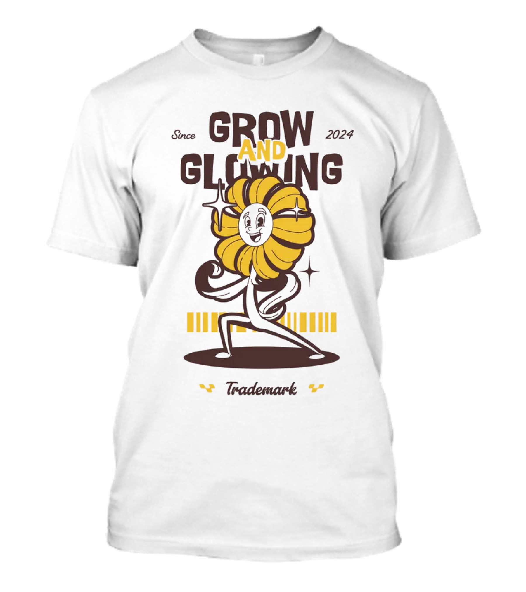 Since 2024 Grow And Glowing Trademark T-Shirt