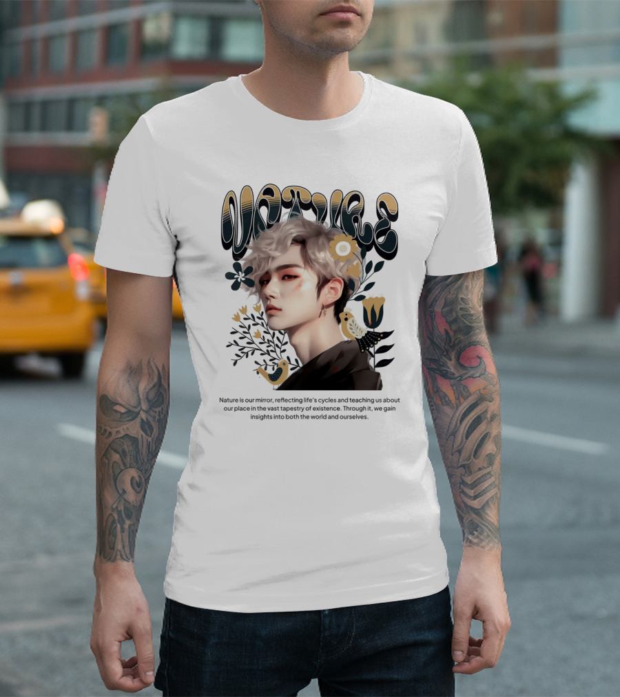 NATURE Floral Reflections of Life and Existence T-Shirt