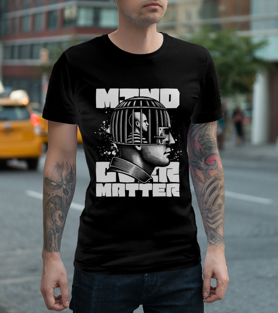 MIND OVER MATTER Prisoner Head T-Shirt