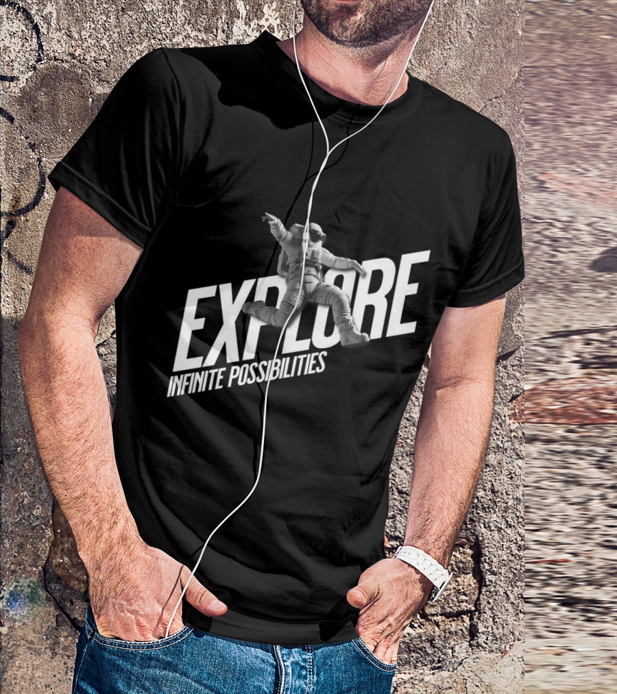 Explore Infinite Possibilities Astronaut T-Shirt