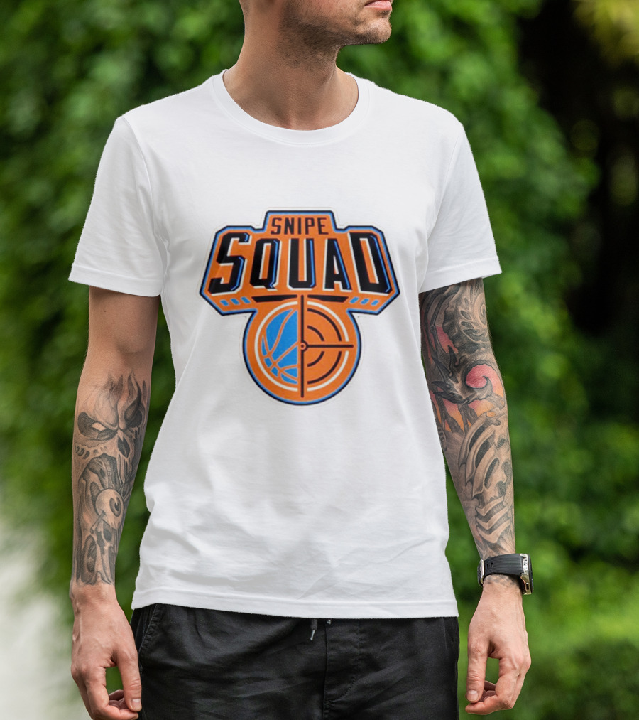New York Knicks Snipe Squad Basketball Target Emblem T-Shirt