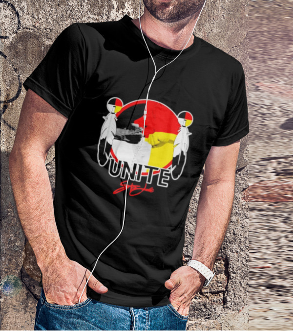 Unite Strong With Native American Symbols T-Shirt