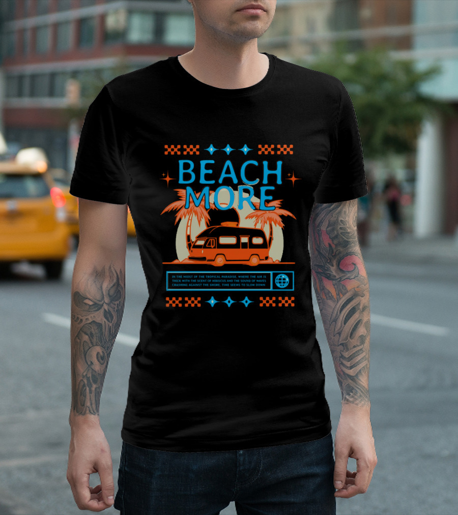 BEACH MORE Tropical Paradise Camper Adventure T-Shirt