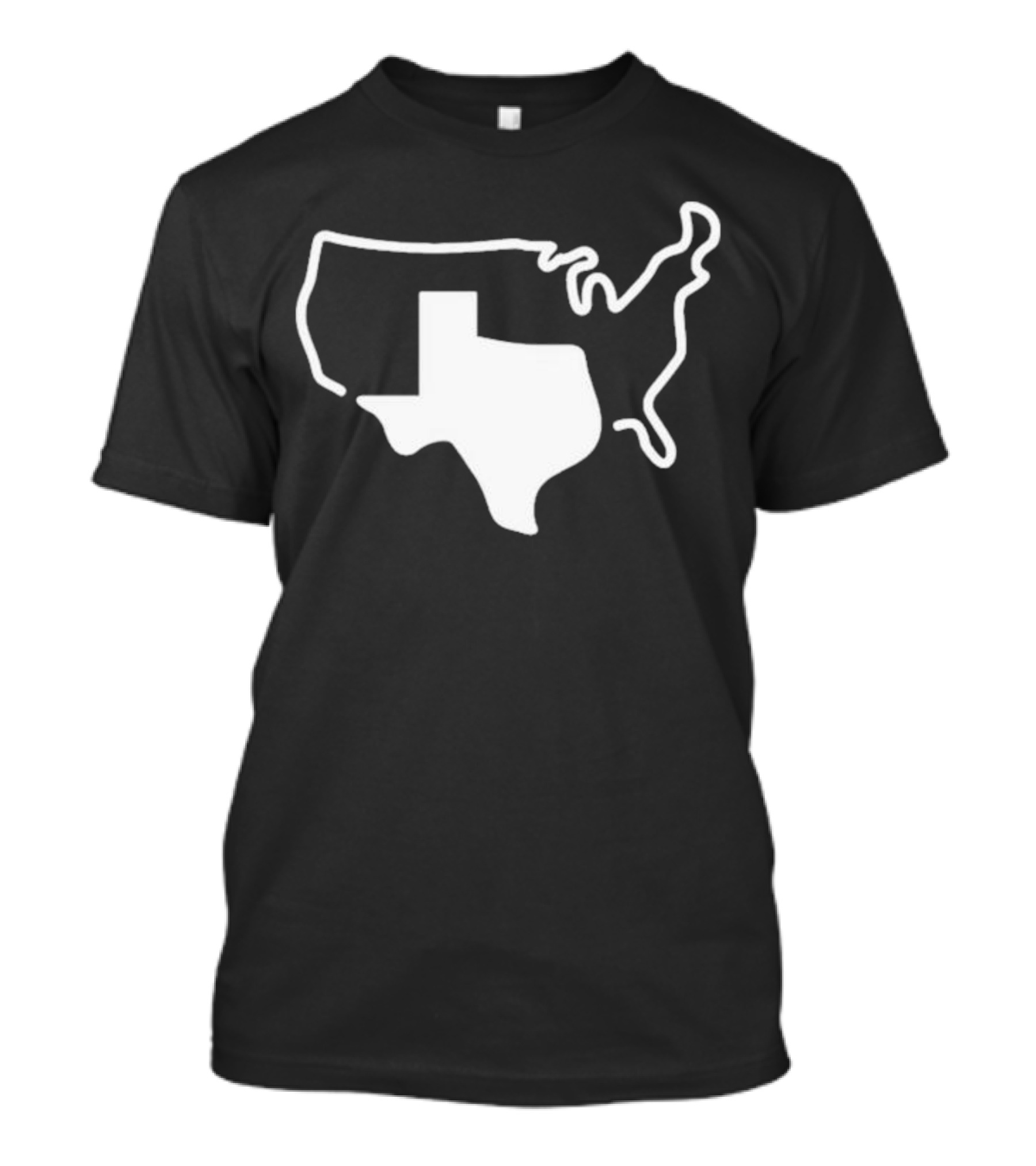 Texas Humor Grand Texas Map Design USA Outline T-Shirt