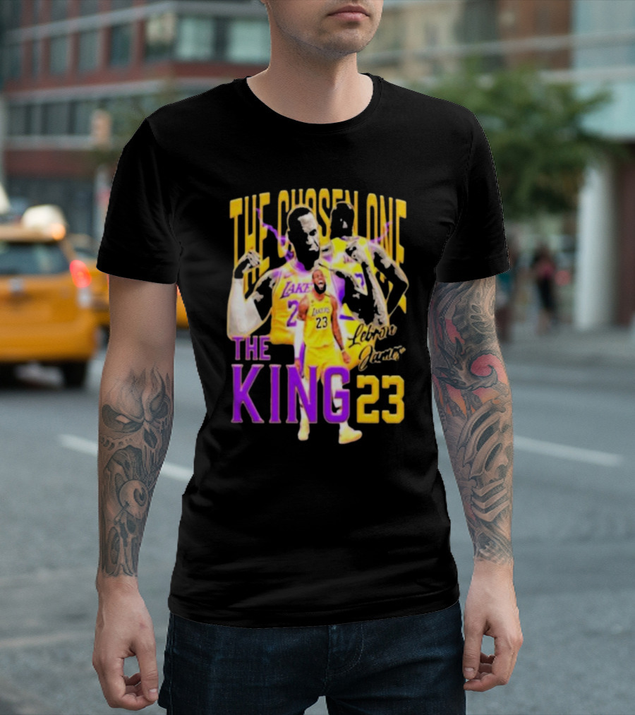 The Chosen One The King 23 LeBron James Lakers T-Shirt