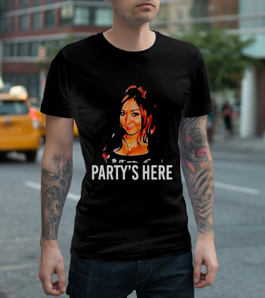 Snooki Party's Here Nicole Polizzi Iconic T-Shirt