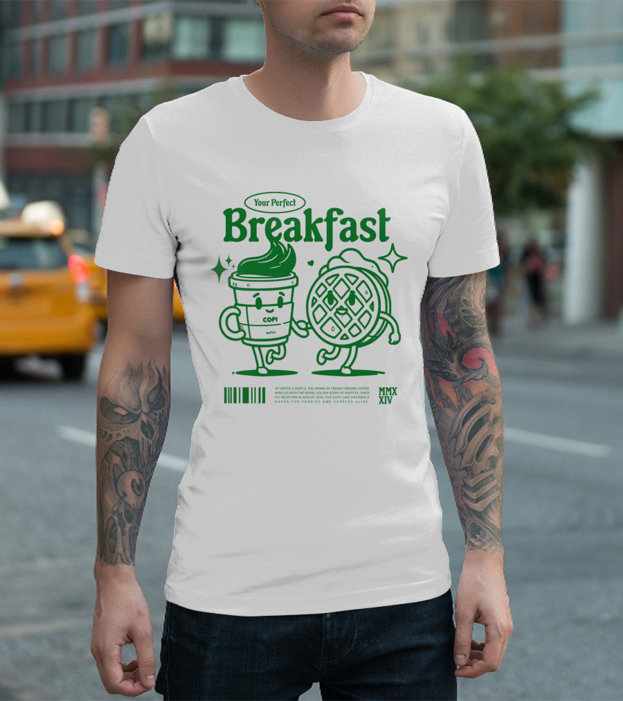 Your Perfect Breakfast Coffee and Waffle Friendship MMXIV T-Shirt