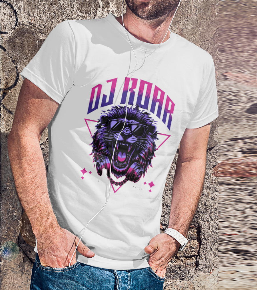 DJ Roar Lion Head HTTL Apparal T-Shirt