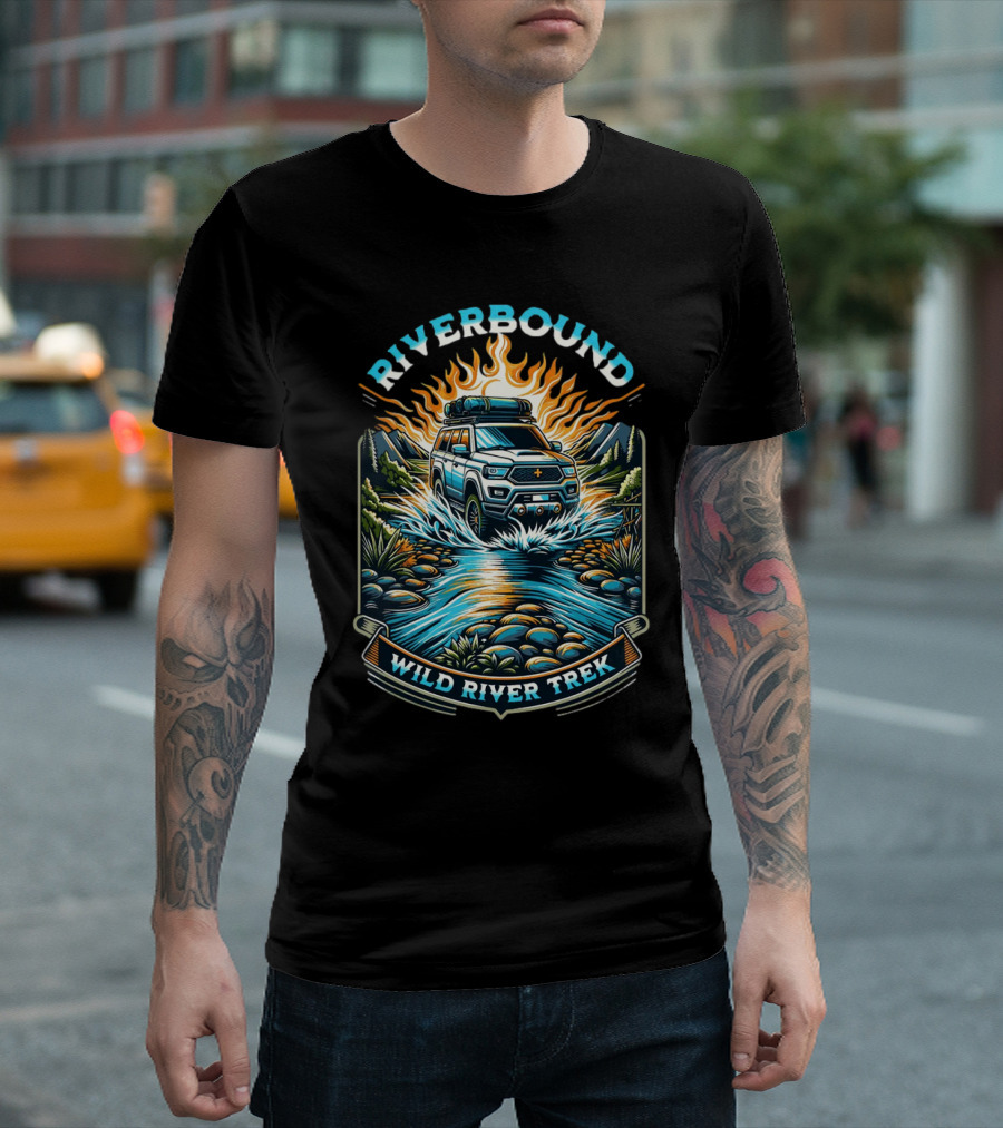 Riverbound Wild River Trek Adventurebound Off-Road Expedition T-Shirt