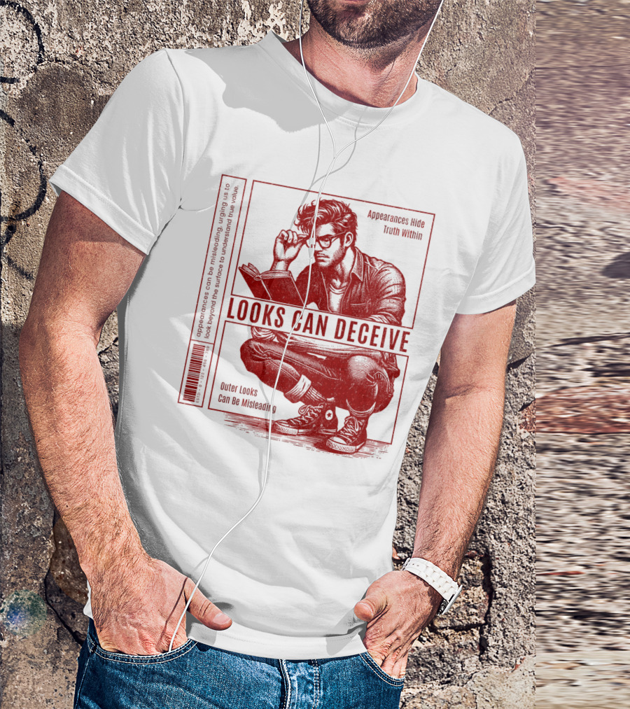 Looks Can Deceive Appearances Hide Truth Within Outer Looks Can Be Misleading T-Shirt