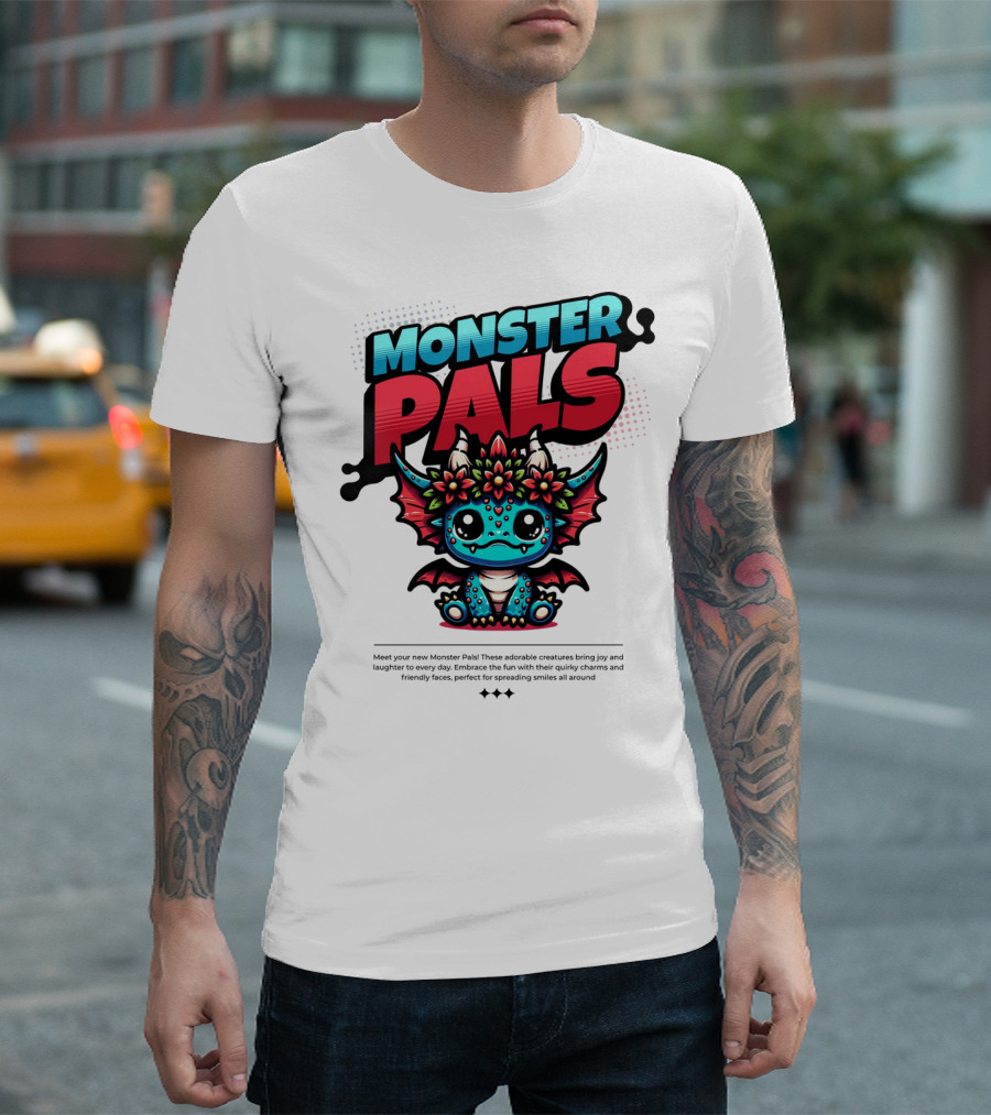 MONSTER PALS Adorable Creatures with Quirky Charm and Friendly Faces T-Shirt