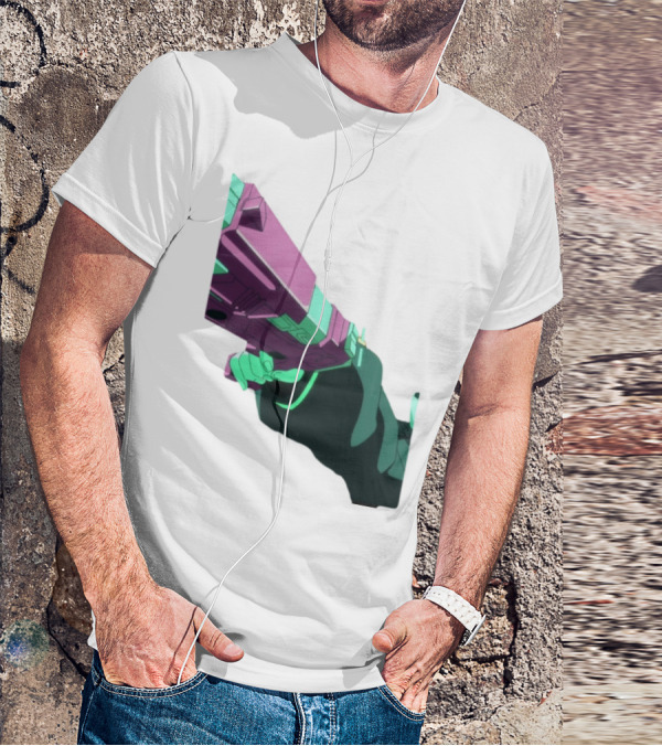 Rebecca Cyberpunk Edgerunners Aesthetic Gun T-Shirt