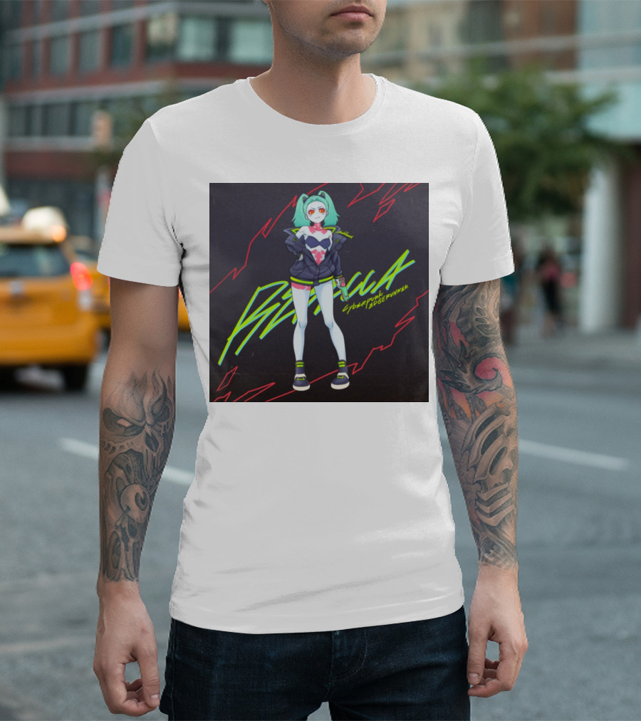 Rebecca Cyberpunk Edgerunners Neon T-Shirt