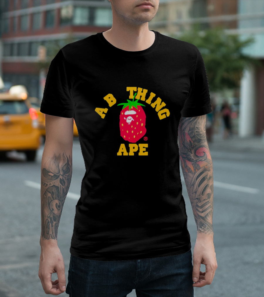 A Bathing Ape Strawberry College T-Shirt