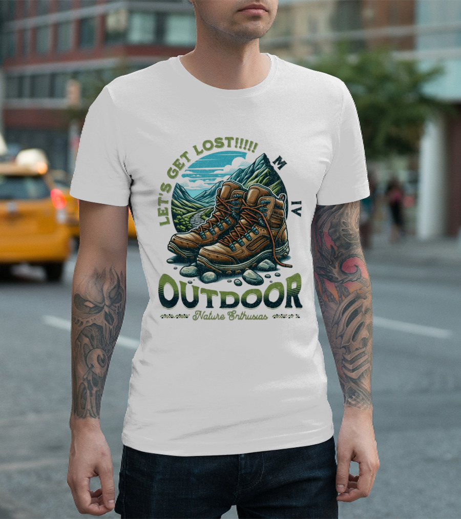 LET'S GET LOST OUTDOOR NATURE ENTHUSIAST T-Shirt