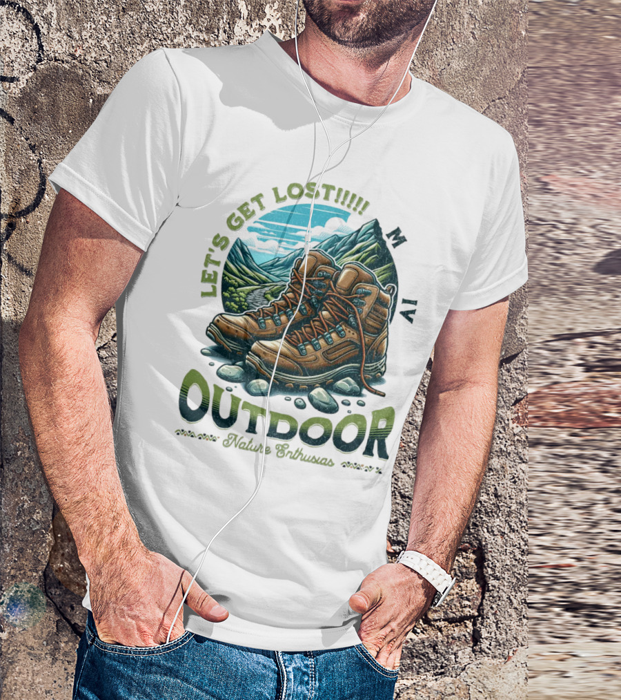 LET'S GET LOST OUTDOOR NATURE ENTHUSIAST T-Shirt