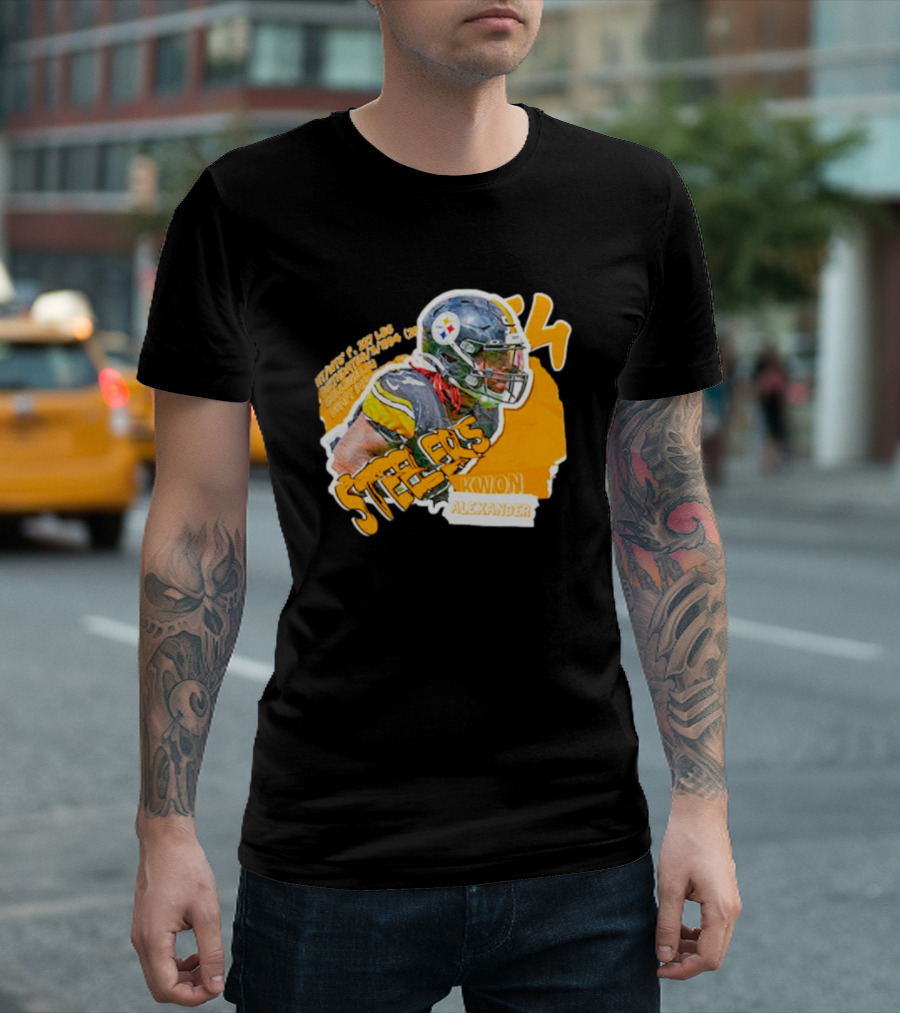 Kwon Alexander Steelers Helmet Football T-Shirt