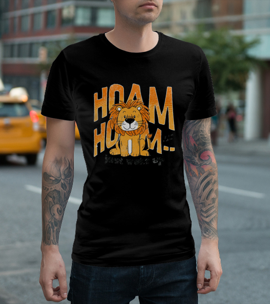 HOAM HOAM Just Woke Up Lion T-Shirt