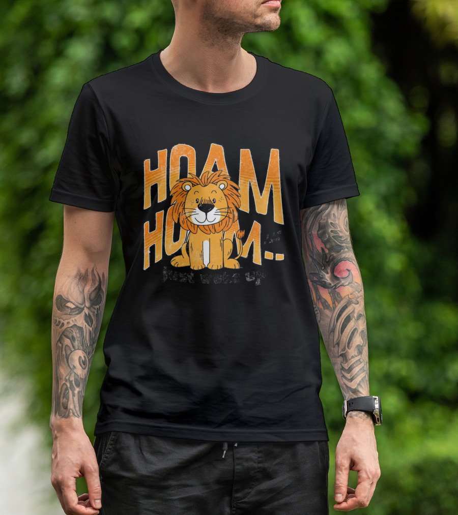 HOAM HOAM Just Woke Up Lion T-Shirt