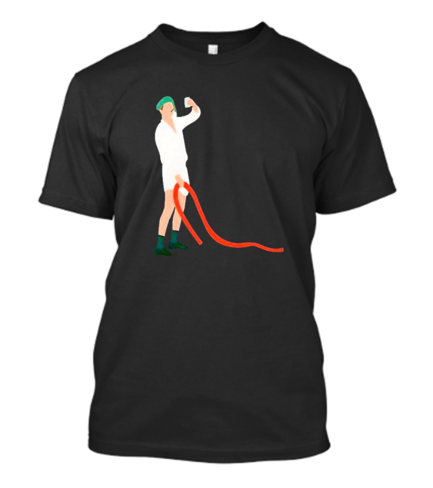 Septic Engineer Holding Beer With Hose T-Shirt