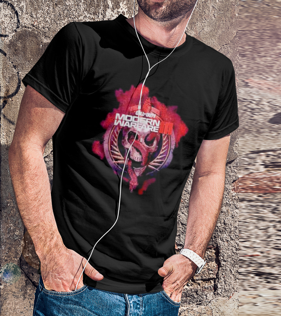 Call Of Duty Modern Warfare III Skull And Snake Emblem T-Shirt