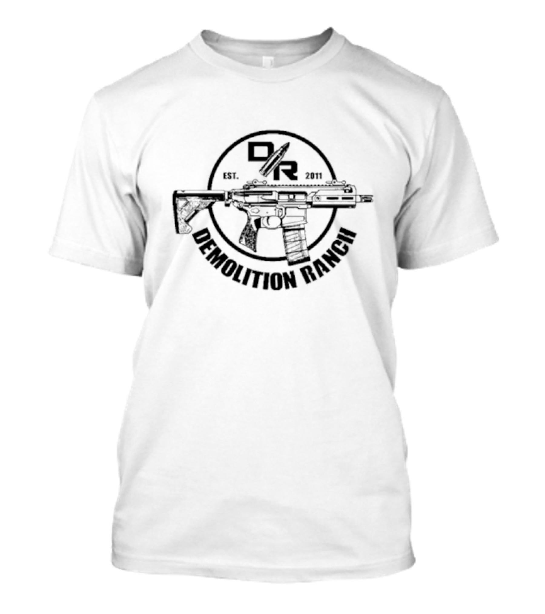 Demolition Ranch AR Gun Logo Est. 2011 T-Shirt