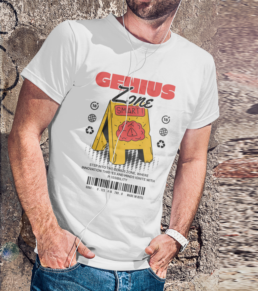 GENIUS ZONE SMART BRAIN SIGN T-Shirt