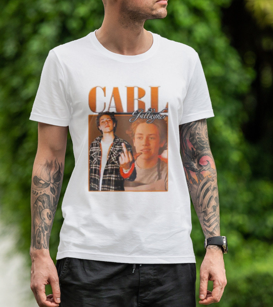 Carl Gallagher 90s Inspired Grunge Aesthetic With Attitude T-Shirt
