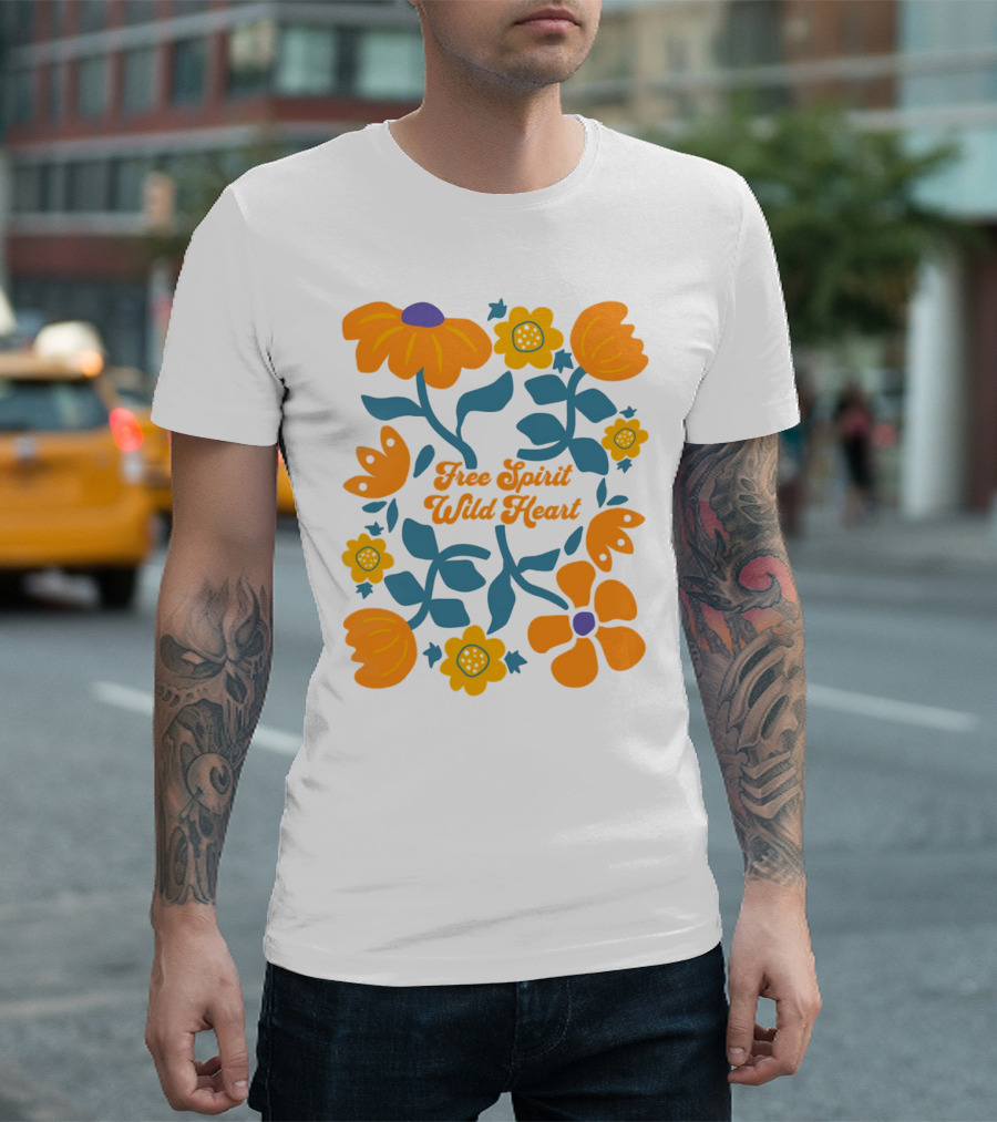 Free Spirit Wild Heart Floral T-Shirt