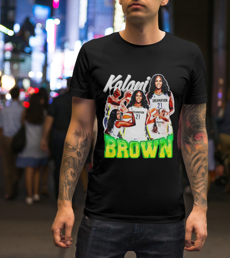 Kalani Brown Dreamathon 21 Basketball Legends T-Shirt