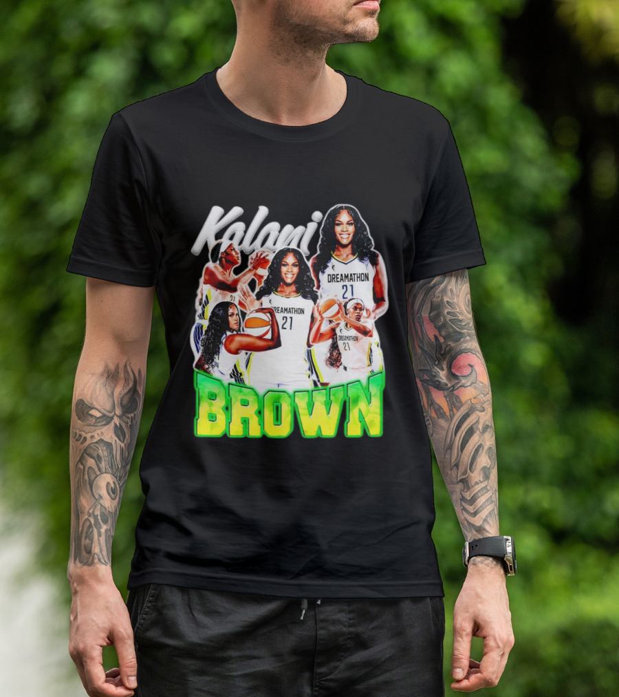 Kalani Brown Dreamathon 21 Basketball Legends T-Shirt