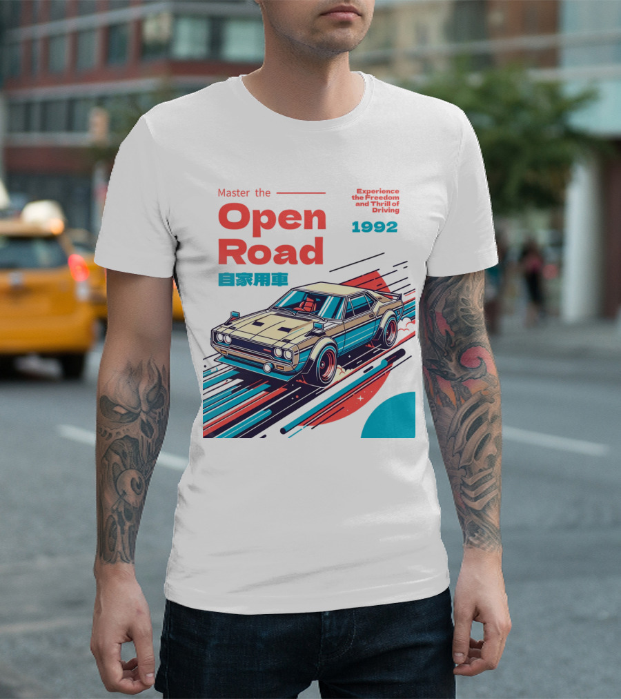 Master the Open Road 1992 Experience the Freedom and Thrill of Driving Japan Car T-Shirt