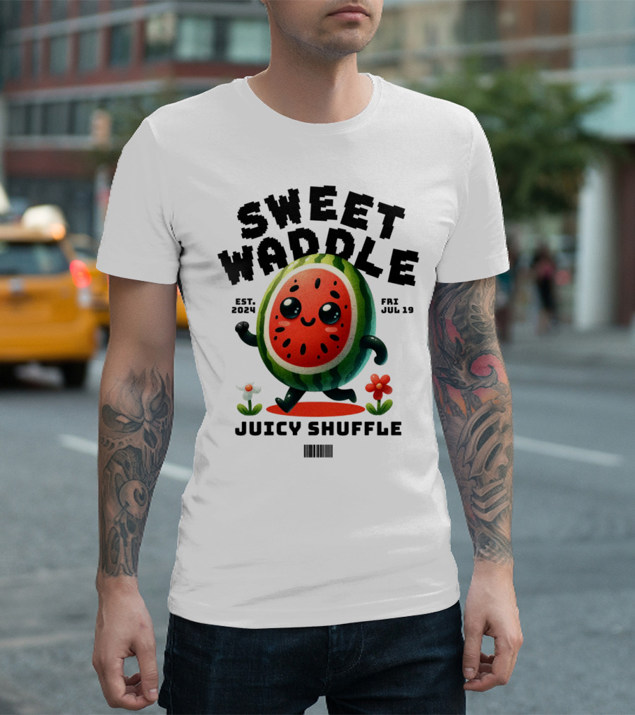Sweet Waddle Juicy Shuffle Est. 2024 Fri Jul 19 T-Shirt