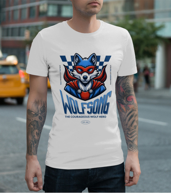 WOLFSONG THE COURAGEOUS WOLF HERO THE LEGENDARY WOLF SPIRIT T-Shirt