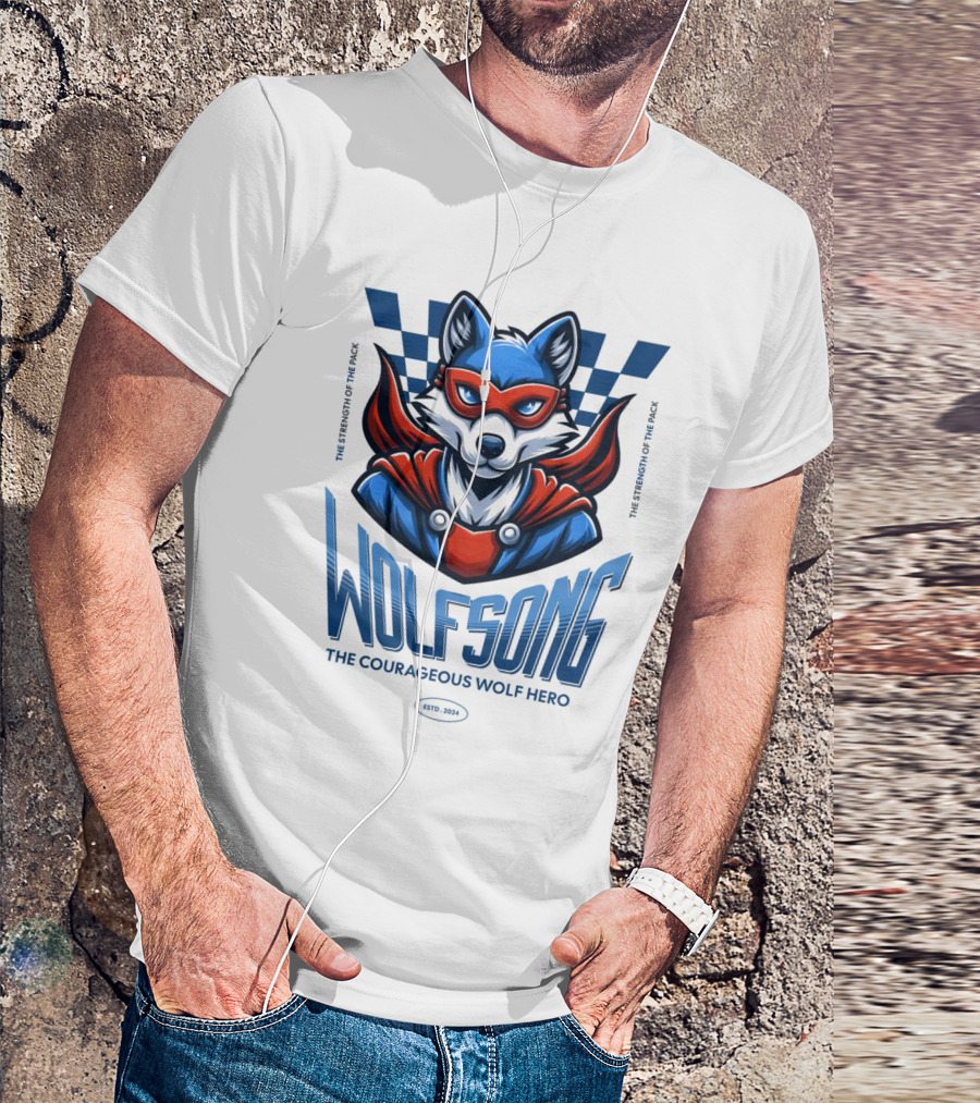 WOLFSONG THE COURAGEOUS WOLF HERO THE LEGENDARY WOLF SPIRIT T-Shirt