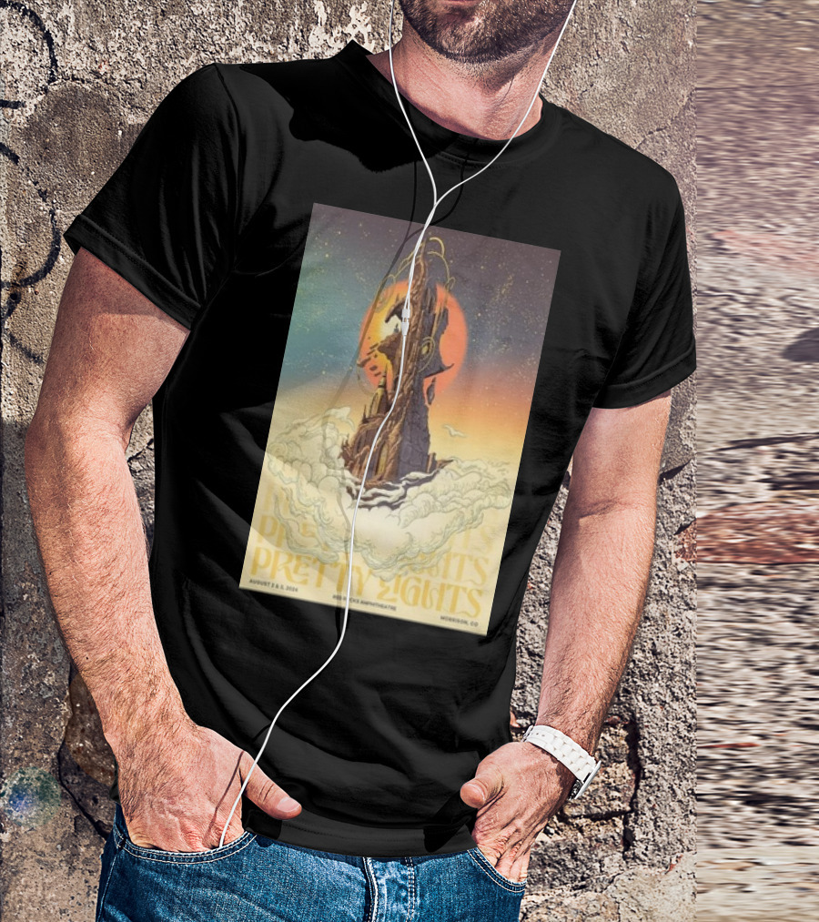 Pretty Lights August 2 And 3, 2024 Red Rocks Amphitheatre Morrison CO Event T-Shirt