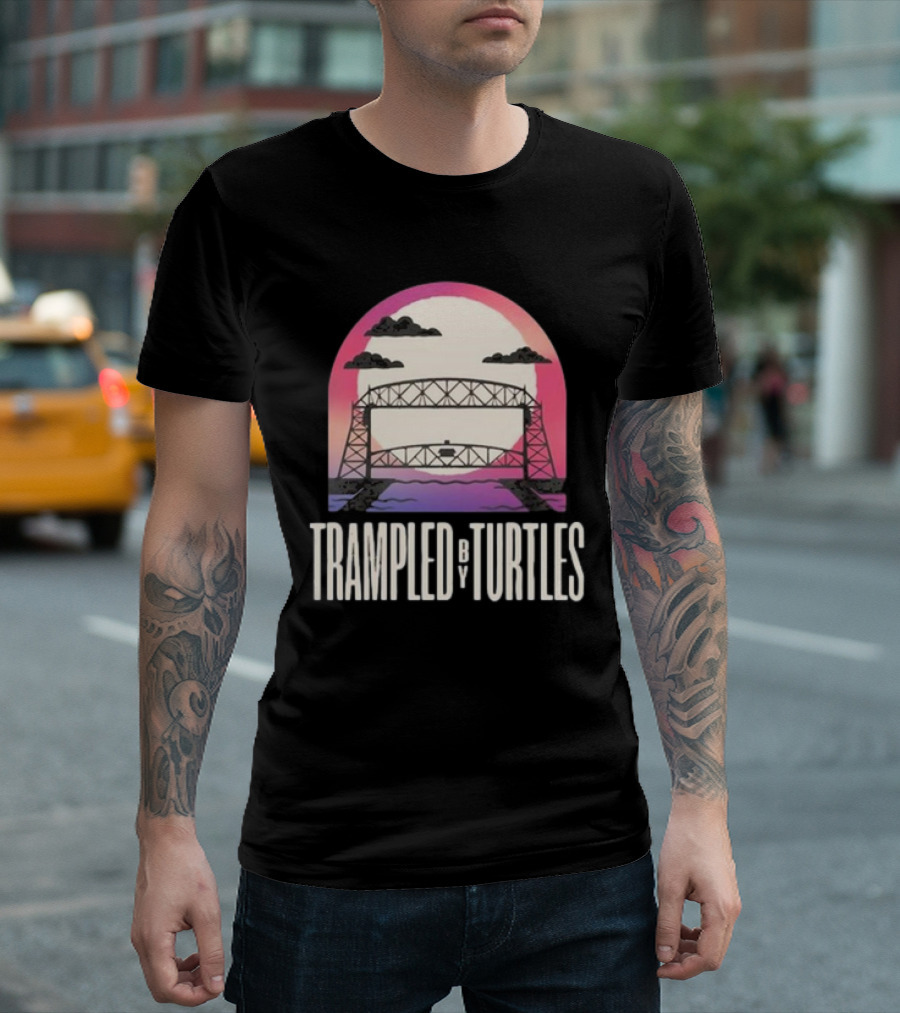 Trampled By Turtles Lift Bridge 2024 Sunset T-Shirt
