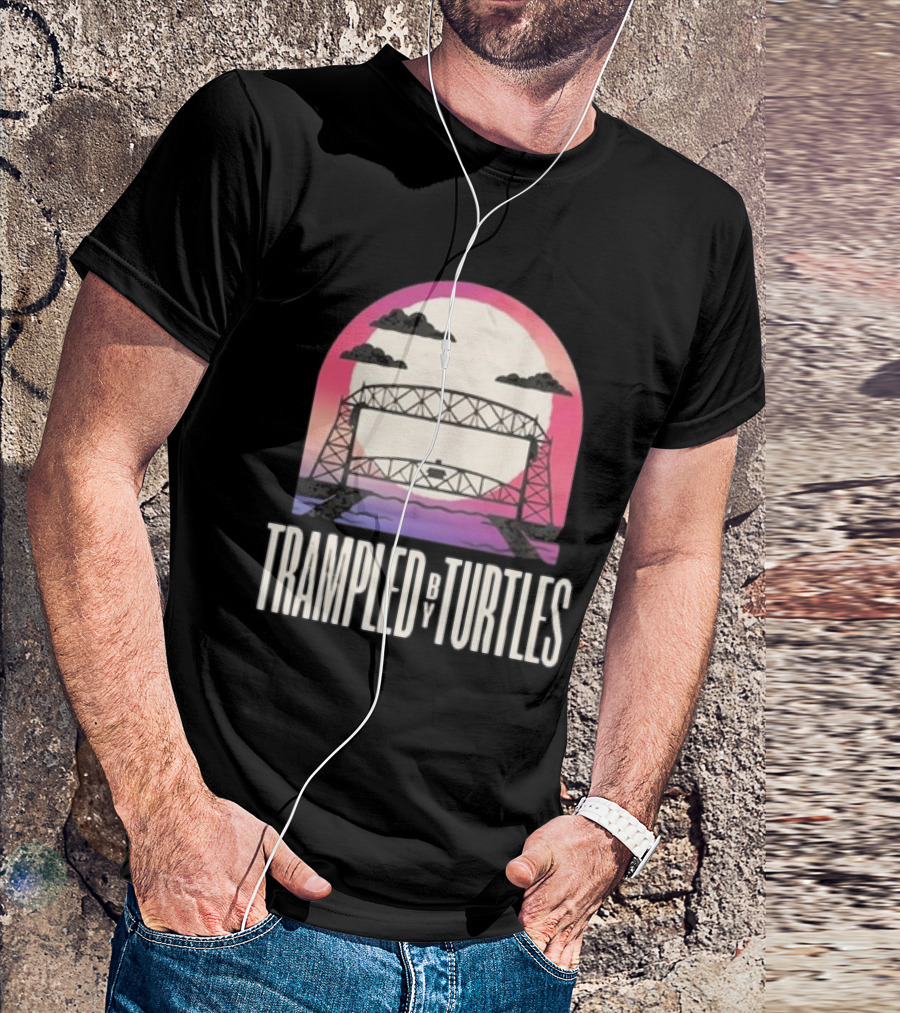 Trampled By Turtles Lift Bridge 2024 Sunset T-Shirt