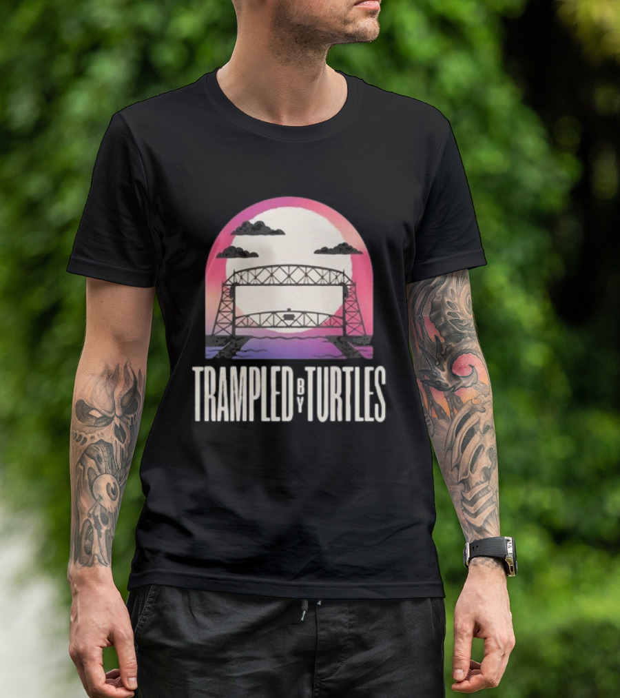 Trampled By Turtles Lift Bridge 2024 Sunset T-Shirt
