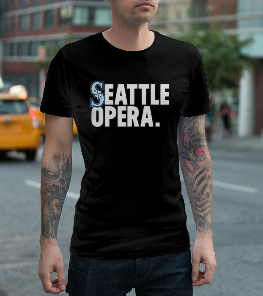 Seattle Mariners Opera Baseball T-Shirt