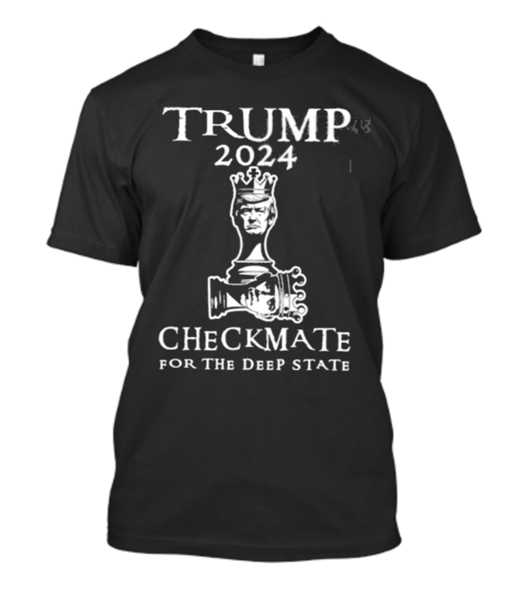 Trump 2024 Checkmate For The Deep State Chess King Strategy T-Shirt