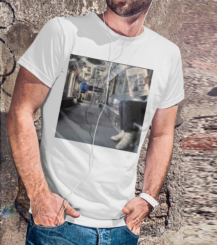 Vampire Weekend Ogwau Album Cover 2024 Subway Scene Newspaper Only God Above Us T-Shirt