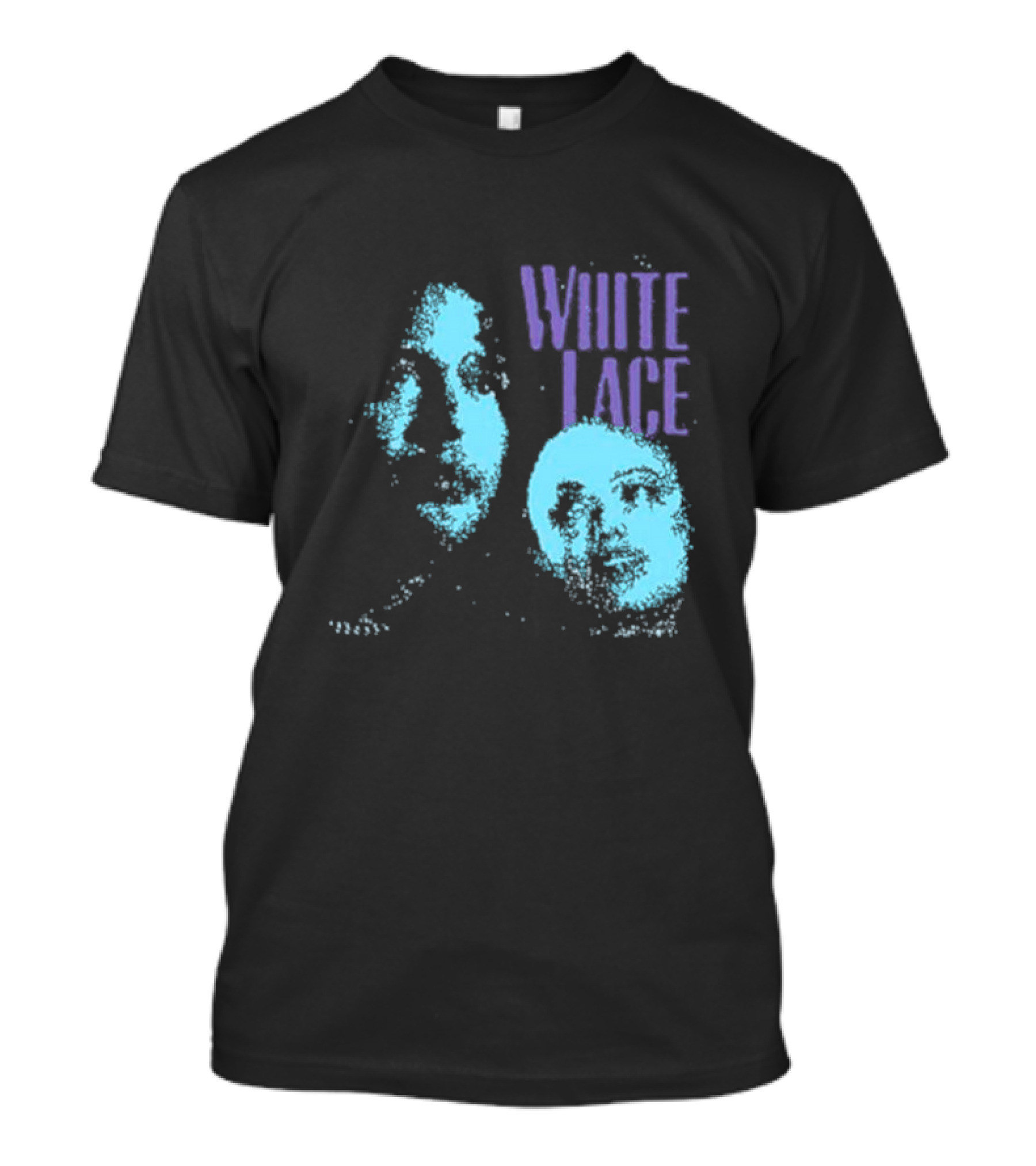 White Lace Skyler Acord Blue Faces T-Shirt