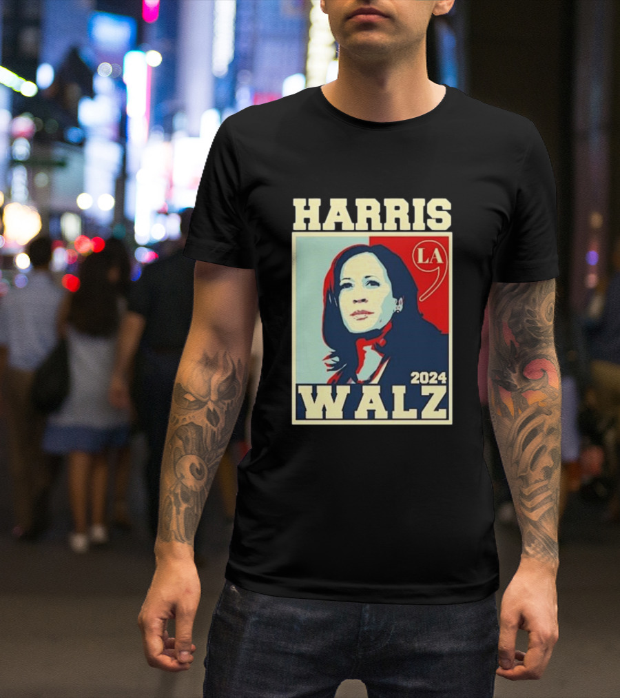 Harris Walz 2024 LA 9 Vintage T-Shirt