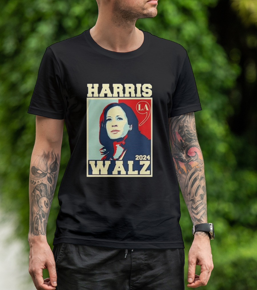 Harris Walz 2024 LA 9 Vintage T-Shirt