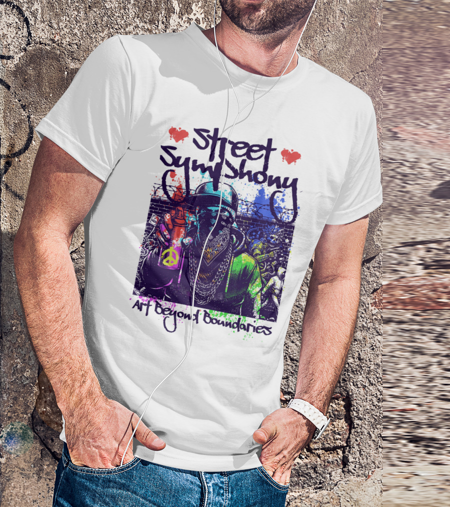 Street Symphony Art Beyond Boundaries Graffiti Man T-Shirt